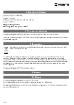 Preview for 154 page of Würth ORSY Flex 350 Operating Instructions Manual