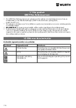 Preview for 156 page of Würth ORSY Flex 350 Operating Instructions Manual