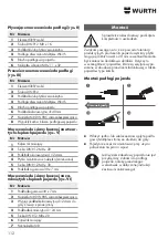 Предварительный просмотр 112 страницы Würth ORSY-Mobil 4 Installation Instructions Manual