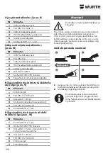 Предварительный просмотр 168 страницы Würth ORSY-Mobil 4 Installation Instructions Manual