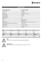 Preview for 30 page of Würth POWERDISK Operating Instructions Manual