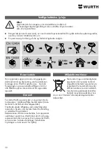 Preview for 32 page of Würth POWERDISK Operating Instructions Manual