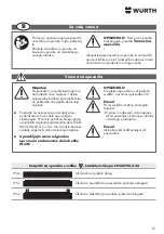 Preview for 81 page of Würth POWERDISK Operating Instructions Manual