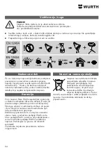 Preview for 84 page of Würth POWERDISK Operating Instructions Manual