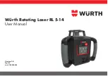 Предварительный просмотр 85 страницы Würth RL 5-14 User Manual