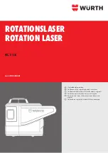 Предварительный просмотр 1 страницы Würth RL1-18 Translation Of The Original Operating Instructions