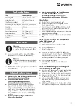 Предварительный просмотр 7 страницы Würth RL1-18 Translation Of The Original Operating Instructions