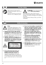 Предварительный просмотр 10 страницы Würth RL1-18 Translation Of The Original Operating Instructions