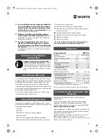 Предварительный просмотр 23 страницы Würth SBS 12-A Translation Of The Original Operating Instructions