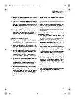 Preview for 29 page of Würth SBS 12-A Translation Of The Original Operating Instructions