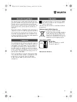 Preview for 51 page of Würth SBS 12-A Translation Of The Original Operating Instructions