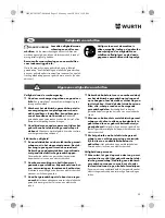 Preview for 52 page of Würth SBS 12-A Translation Of The Original Operating Instructions