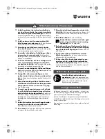 Preview for 62 page of Würth SBS 12-A Translation Of The Original Operating Instructions