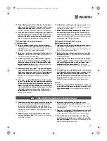 Предварительный просмотр 68 страницы Würth SBS 12-A Translation Of The Original Operating Instructions