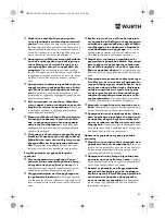 Preview for 89 page of Würth SBS 12-A Translation Of The Original Operating Instructions