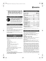 Предварительный просмотр 129 страницы Würth SBS 12-A Translation Of The Original Operating Instructions