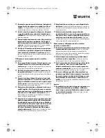 Preview for 135 page of Würth SBS 12-A Translation Of The Original Operating Instructions