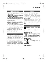 Предварительный просмотр 141 страницы Würth SBS 12-A Translation Of The Original Operating Instructions