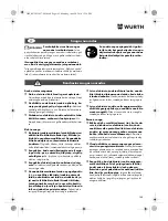 Предварительный просмотр 165 страницы Würth SBS 12-A Translation Of The Original Operating Instructions