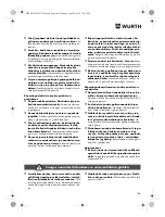 Preview for 166 page of Würth SBS 12-A Translation Of The Original Operating Instructions