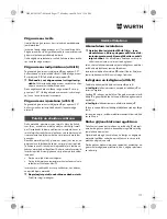 Предварительный просмотр 177 страницы Würth SBS 12-A Translation Of The Original Operating Instructions