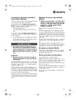 Preview for 178 page of Würth SBS 12-A Translation Of The Original Operating Instructions