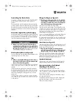 Preview for 19 page of Würth SBS 18-A Translation Of The Original Operating Instructions