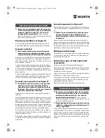 Preview for 43 page of Würth SBS 18-A Translation Of The Original Operating Instructions