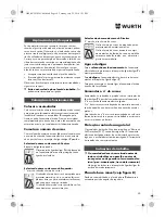 Preview for 50 page of Würth SBS 18-A Translation Of The Original Operating Instructions