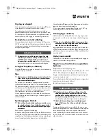 Preview for 73 page of Würth SBS 18-A Translation Of The Original Operating Instructions