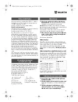 Preview for 78 page of Würth SBS 18-A Translation Of The Original Operating Instructions