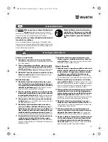 Preview for 97 page of Würth SBS 18-A Translation Of The Original Operating Instructions