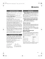 Preview for 100 page of Würth SBS 18-A Translation Of The Original Operating Instructions