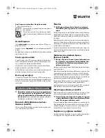 Preview for 102 page of Würth SBS 18-A Translation Of The Original Operating Instructions