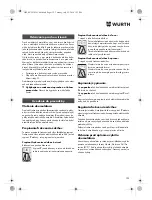 Preview for 132 page of Würth SBS 18-A Translation Of The Original Operating Instructions