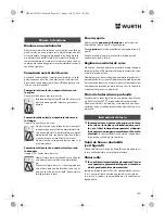 Preview for 140 page of Würth SBS 18-A Translation Of The Original Operating Instructions