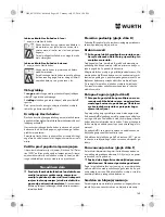 Preview for 148 page of Würth SBS 18-A Translation Of The Original Operating Instructions