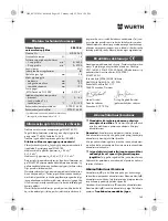 Preview for 169 page of Würth SBS 18-A Translation Of The Original Operating Instructions