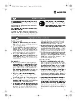 Preview for 173 page of Würth SBS 18-A Translation Of The Original Operating Instructions