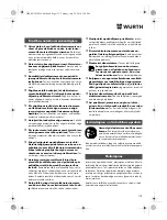 Preview for 175 page of Würth SBS 18-A Translation Of The Original Operating Instructions