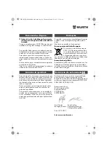 Preview for 19 page of Würth SHG 12-700 Translation Of The Original Operating Instructions