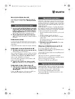 Preview for 88 page of Würth STP 10-A Translation Of The Original Operating Instructions