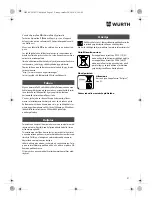 Preview for 91 page of Würth STP 10-A Translation Of The Original Operating Instructions