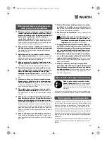 Preview for 118 page of Würth STP 10-A Translation Of The Original Operating Instructions