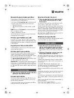 Предварительный просмотр 140 страницы Würth STP 10-A Translation Of The Original Operating Instructions