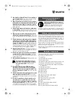 Preview for 153 page of Würth STP 10-A Translation Of The Original Operating Instructions