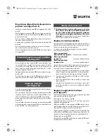 Preview for 156 page of Würth STP 10-A Translation Of The Original Operating Instructions