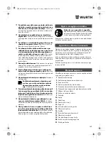 Preview for 162 page of Würth STP 10-A Translation Of The Original Operating Instructions