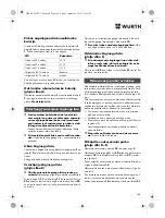 Preview for 164 page of Würth STP 10-A Translation Of The Original Operating Instructions