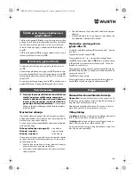 Preview for 165 page of Würth STP 10-A Translation Of The Original Operating Instructions